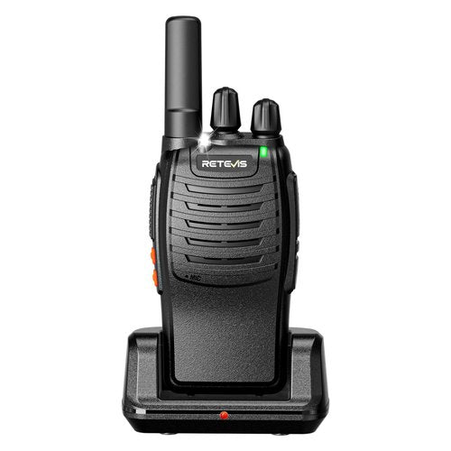 Retevis H-777 Walkie Talkie Rechargeable Long Range,Portable Two-Way Radio, Flashlight, Emergency Alarm, Hands Free(1 Pack)