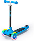 JOVA ZIFFY 3-Wheel Scooter for Kids | Multicolor LED Light-Up Wheels | Adjustable Height for Ages 3-5 | Supports Up to 110 lbs