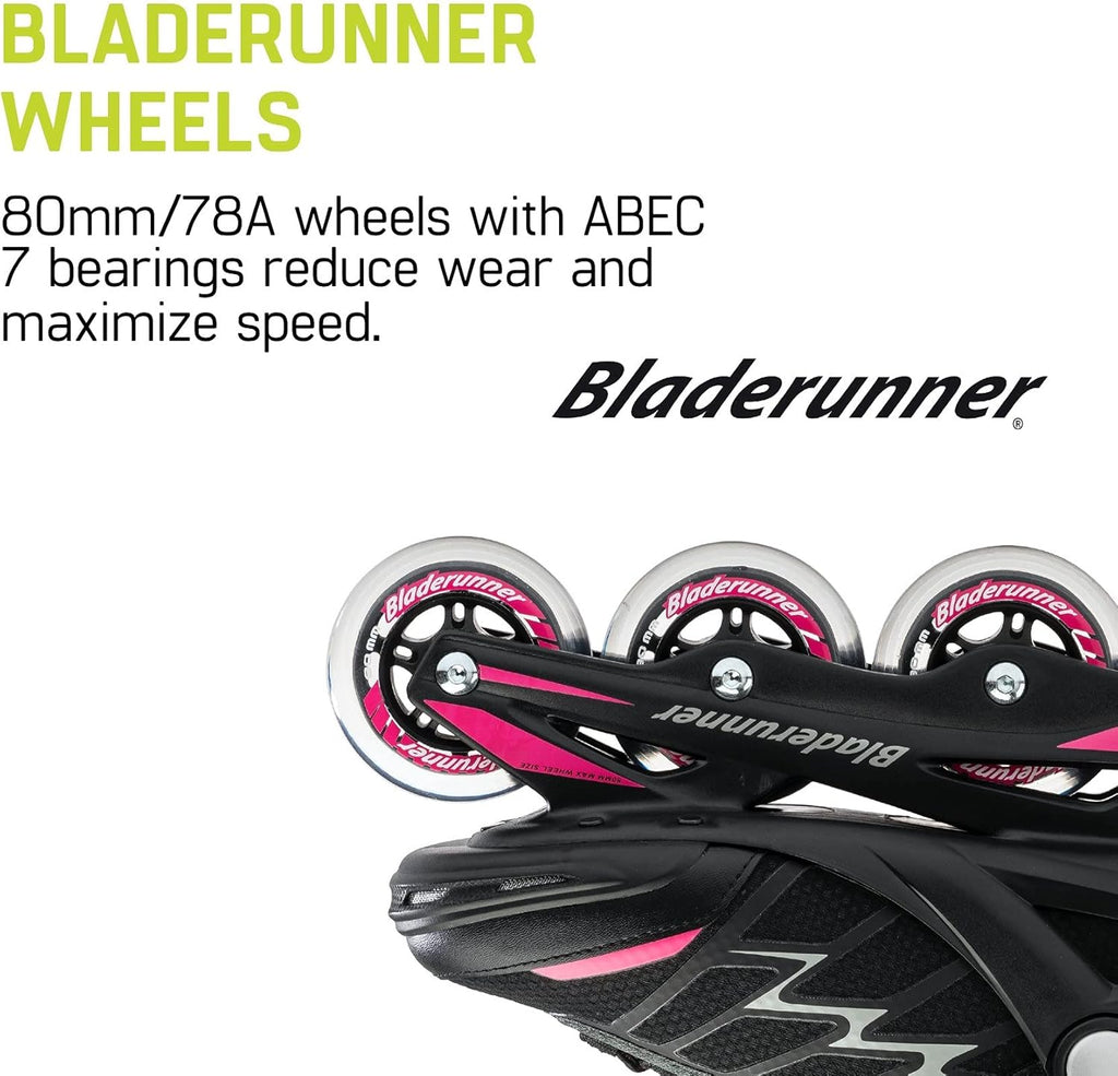 Bladerunner Inline Skates for Women - Advantage Pro XT | Comfortable Adult Fitness Design