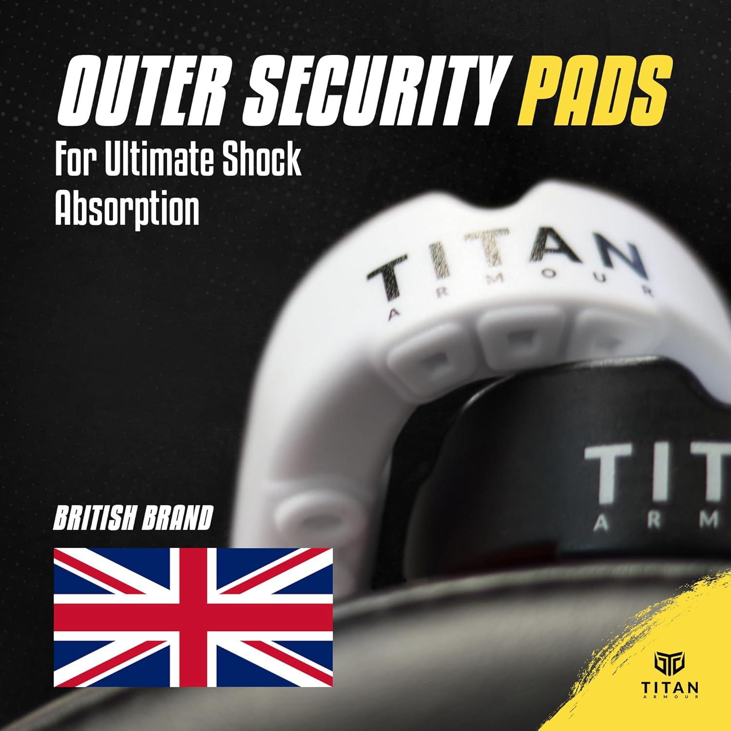 Titan Armour® Mouth Guard - Premium Dual-Layer Custom-Fit | Boil & Bite for Boxing, MMA, Football & More
