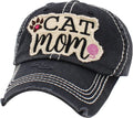 KBETHOS Women's Distressed Baseball Cap - Dog & Cat Mom/Dad Theme | Vintage Unconstructed Hat