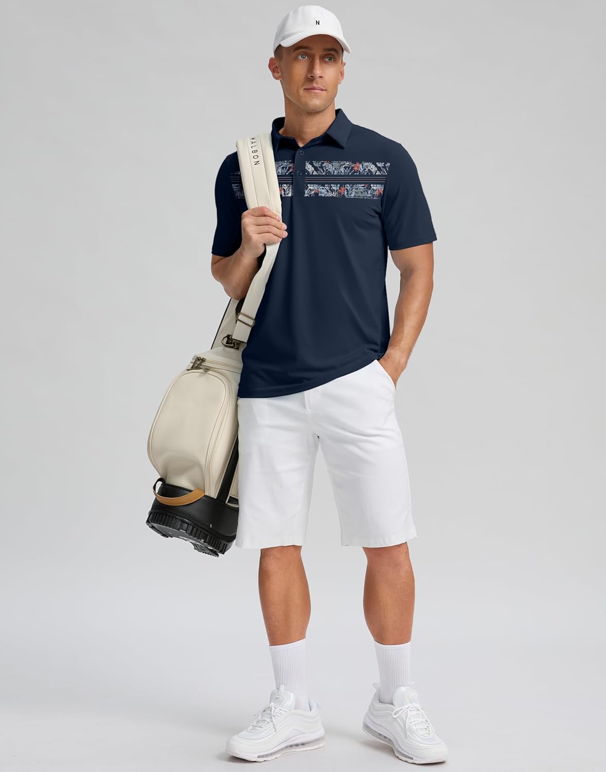 Skiennix Men's Golf Polo Shirt - Dry Fit Moisture-Wicking Performance | Short Sleeve Casual Athletic Wear