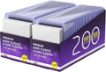 Skiennix 400 Card Sleeves - Premium Hard Plastic Trading Card Holders | 3" x 4" Sports Protectors