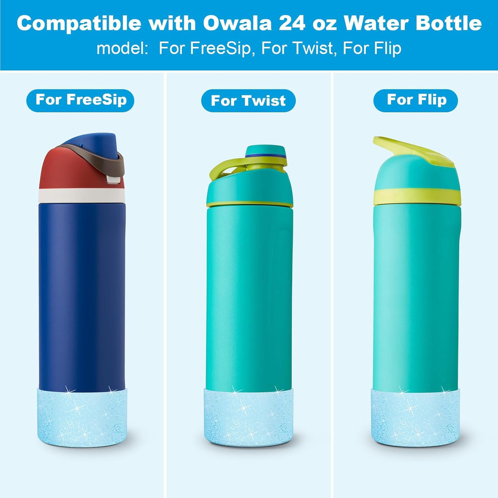 Owala Silicone Boot - Anti-Slip Protective Sleeve for 24 oz, 32 oz, 40 oz Stainless Steel Water Bottles