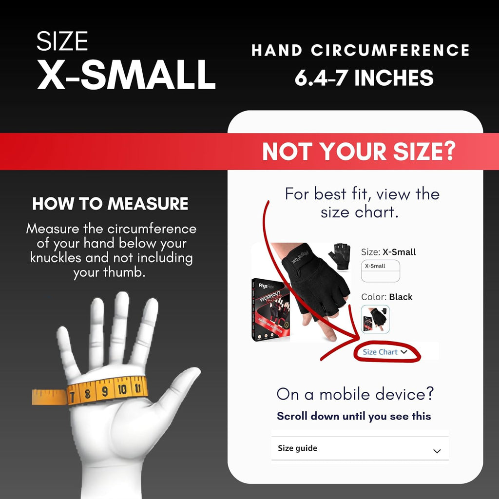 PhysFlex Workout Gloves - Enhanced Grip & Wrist Support for Weight Lifting | Unisex Fitness Gear