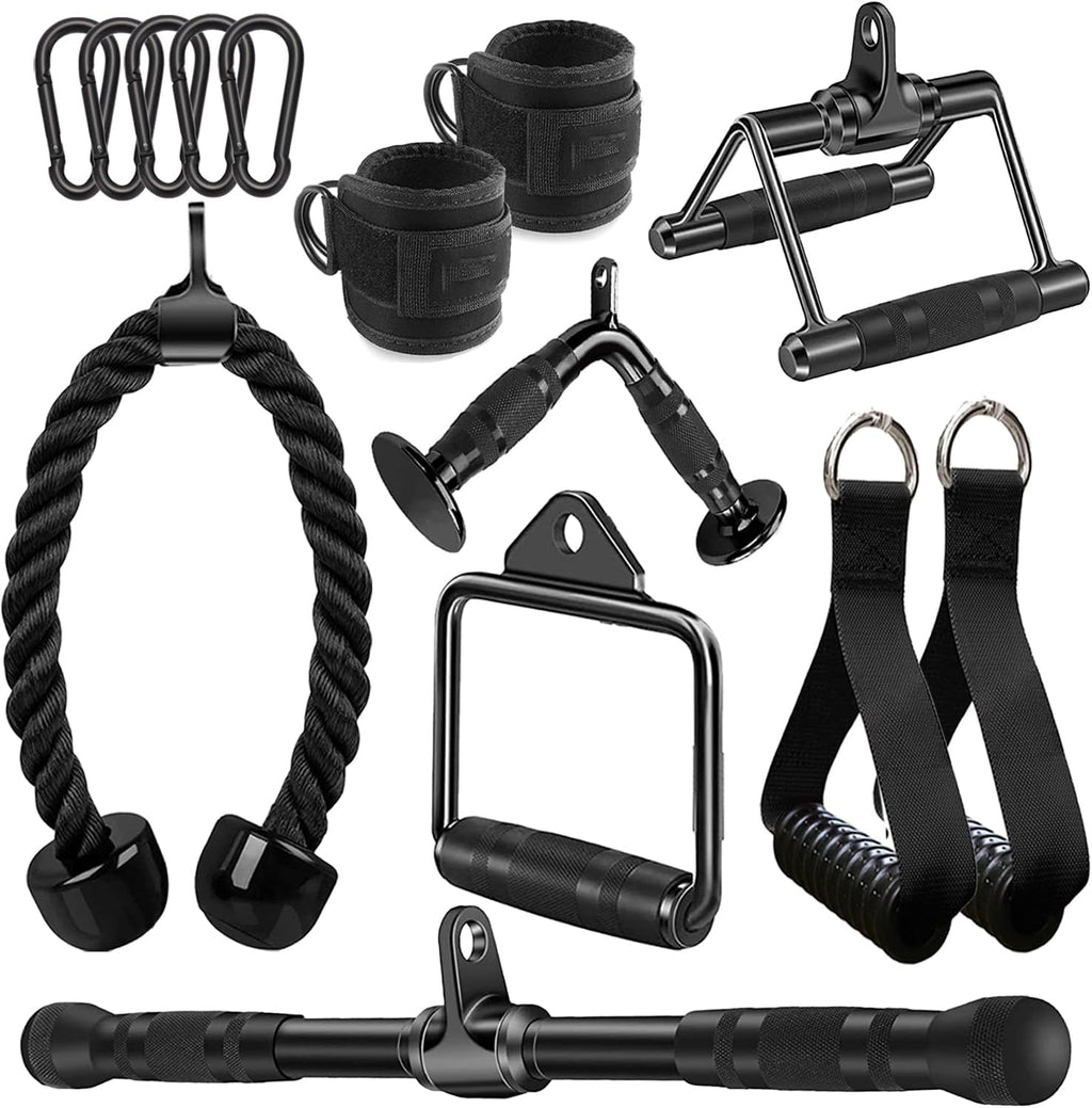 Solid Cable Machine Attachment - Versatile Gym Cable Attachments for Strength Training