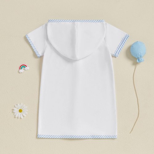 Nituyy Toddler Girls Boys Swim Cover Up Terry Cloth Swimsuit Coverup Wraps Zipper Bathing Suit Pool Beach Poncho Cover-Ups