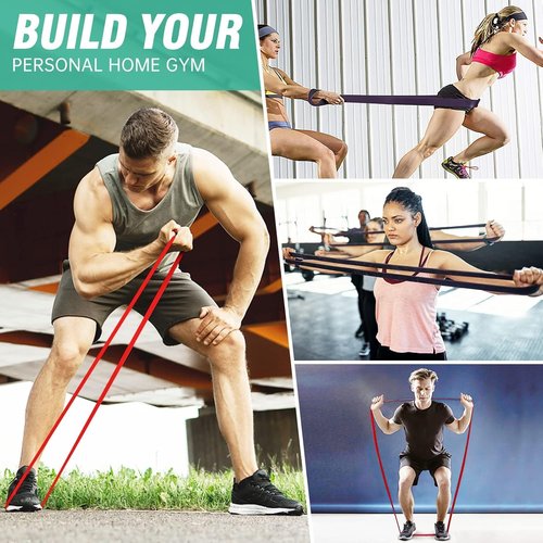 Alllvocles Resistance Bands Set - Pull Up Assistance & Workout Bands for Muscle Training | Ideal for Men & Women