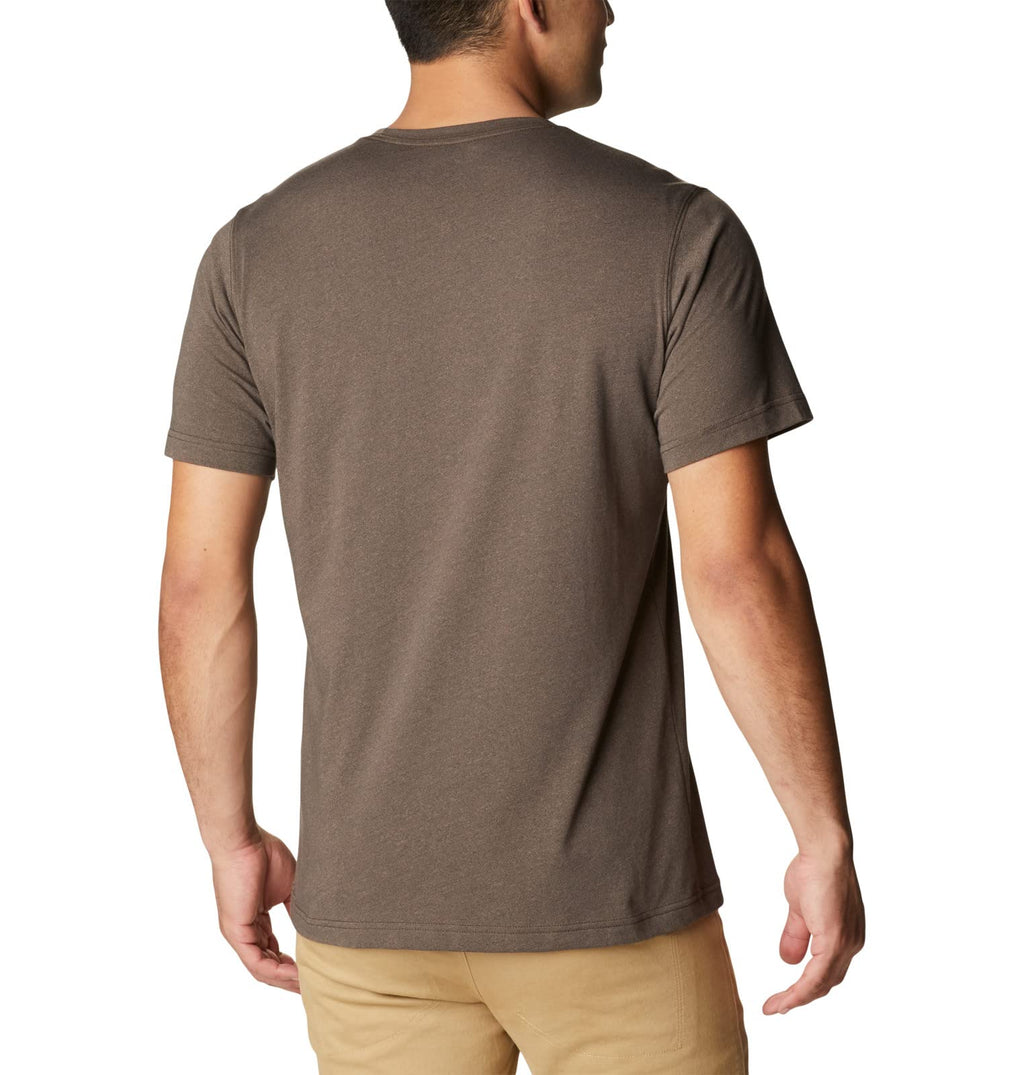 Columbia Men's Thistletown Hills Short Sleeve, Cordovan Heather, X-Small