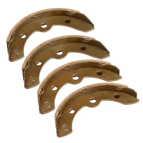 10L0L Golf Cart Brake Shoes for Club Car DS 1995-up, Club Car Precedent 2004-up, for Yamaha G1 G2 G8 G9, for EZGO 1986.5-1996, OEM 1018232-01 (2 Short & 2 Long)
