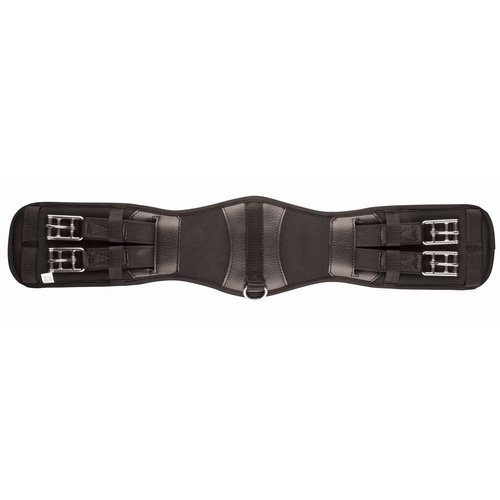 Collegiate Memory Foam Dressage Girth, Black, 22"