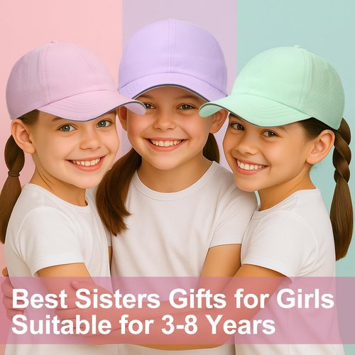 Little Girls Criss Cross Ponytail Hat Toddler Reflective Baseball Cap Kids Quick Dry Summer Sports Hats Age 3-8
