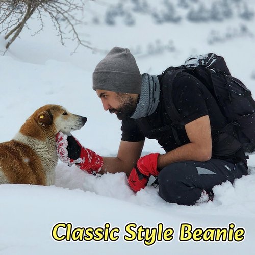NPQQUAN 3 Packs Unisex Beanie Hats for Men Women Winter Knit Beanies Black+Darkgray+Lightgrey