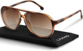 Livho Polarized Aviator Sunglasses - Retro Oversized UV Protection Shades for Men & Women