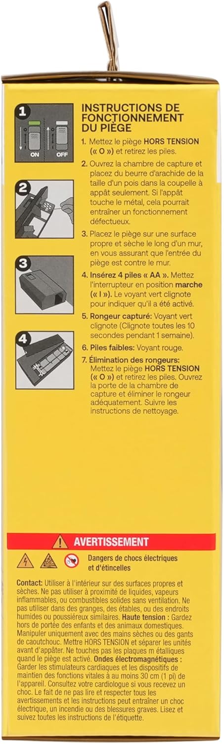 Victor Electronic Mouse Trap - Humane Indoor Mouse Control - No Touch Electric Design - M250B