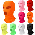 Seematn 8-Pack Full-Face Ski Masks with 3 Holes - UV Face Cover Neck Gaiter in Black, White, Yellow, Green, Pink, Rose, Red & Orange