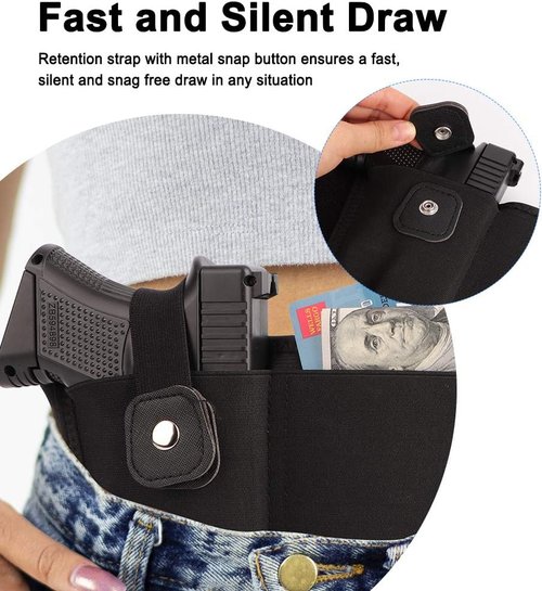 Comfortable Belly Band Holster by [Brand Name] - Breathable Neoprene Fits Glock, Smith Wesson & More