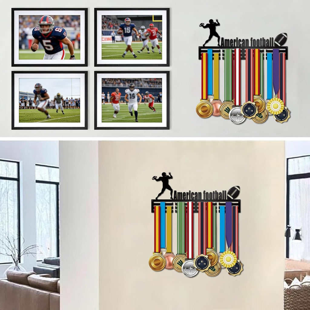 Resama Medal Hanger | Wall Display Rack for 60 Medals - Perfect for Soccer & Gymnastics Awards