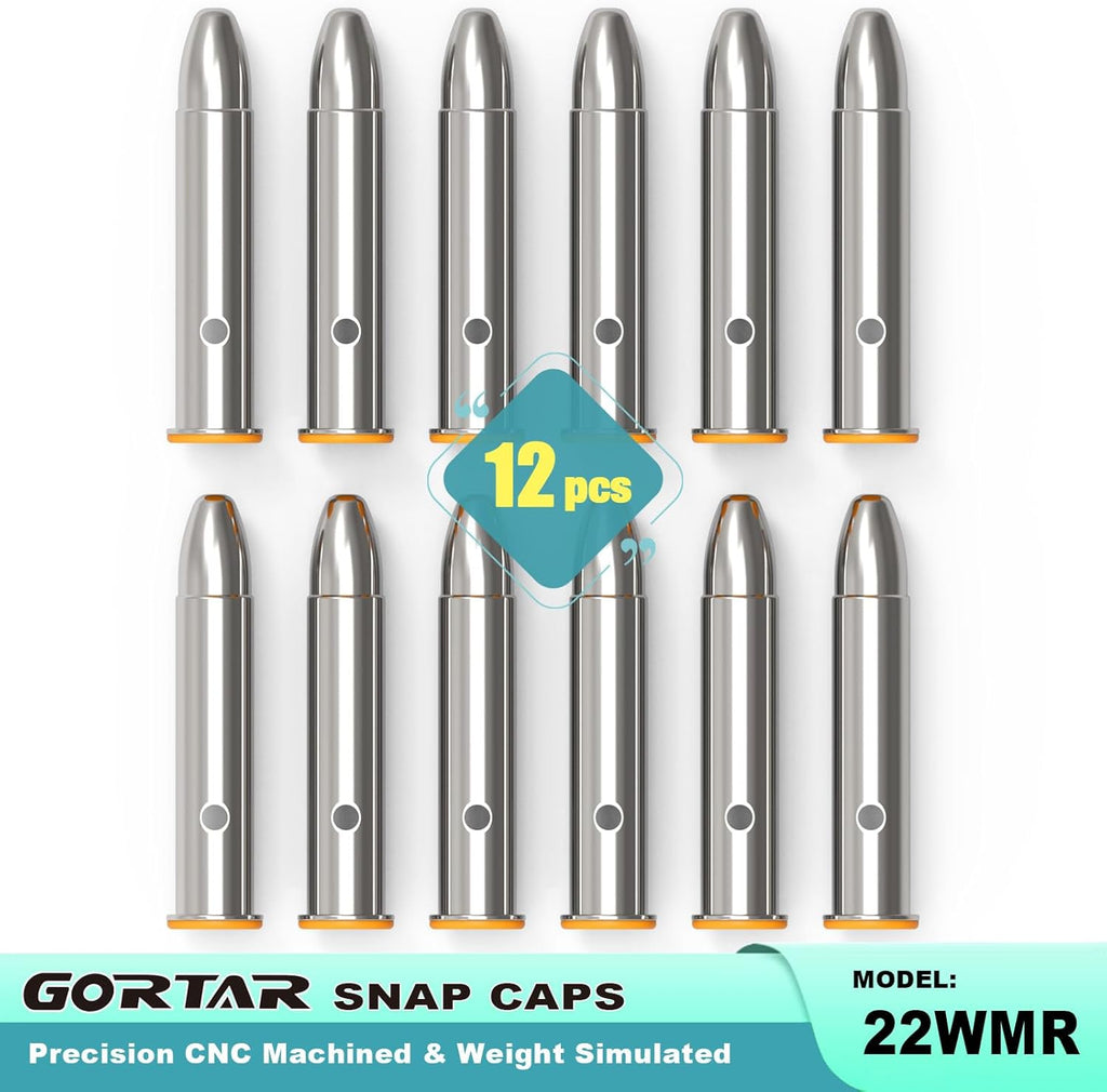 Snap Caps | Training Dummy Rounds for Safe Loading & Firing - Realistic Weight