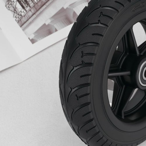 YINETTECH Electric Scooter Solid Wheel with Hub 8 Inch Rubber Tyre 200x50 Front Wheel Compatible with Small Dolphin Compatible with Binglan Compatible with Shengte