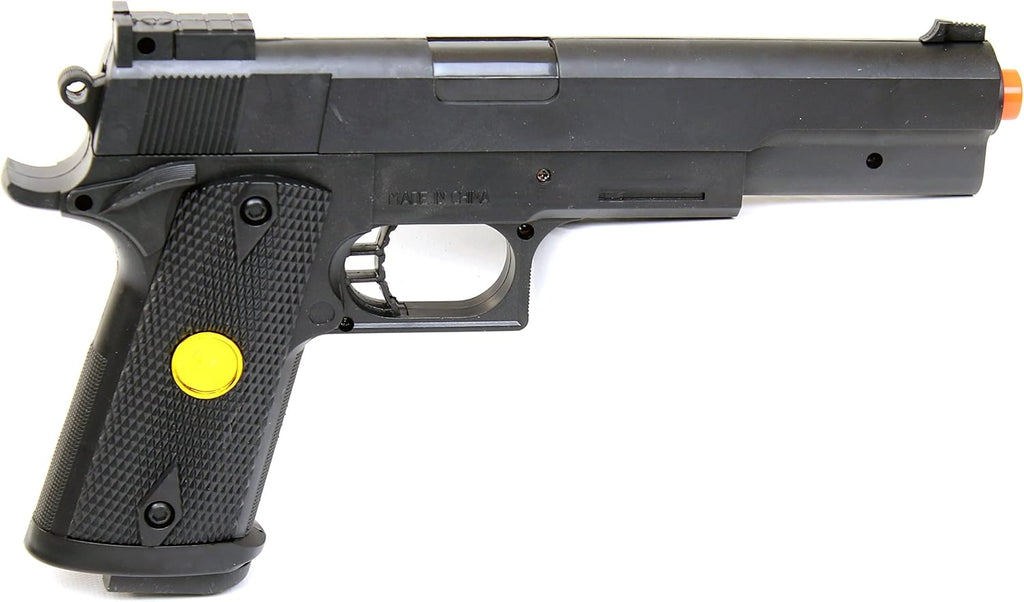BBTac 1911 Dual Spring Airsoft Pistols - High Performance 260 FPS Handguns | 2-Pack for Target Shooting & Tactical Play