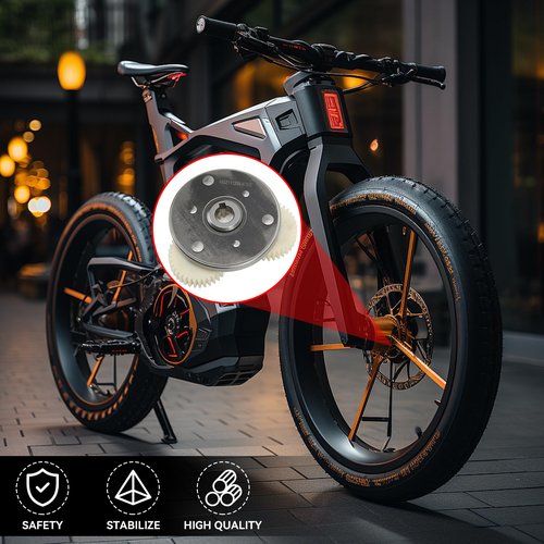 Frdhee E Bike Motor Gear Clutch Kit, 36T Planetary Nylon Gears Electric Bicycle Accessories for Bafang Electric Bicycle 500W 750W, Replacement for Bafang Motor Metal Solid Gear