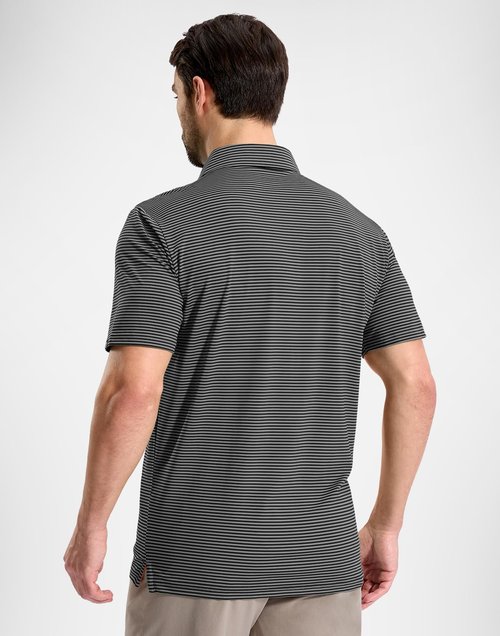 G Gradual Men's Golf Shirt - Moisture-Wicking Dry Fit Performance Polo | Short Sleeve Striped Design