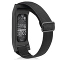 C2D JOY Stretchy Loop Strap Adjustable Elastic Nylon Wristband Compatible with Garmin Vivofit 3 Tracker (Black)-Fits 5.5-8.3inch