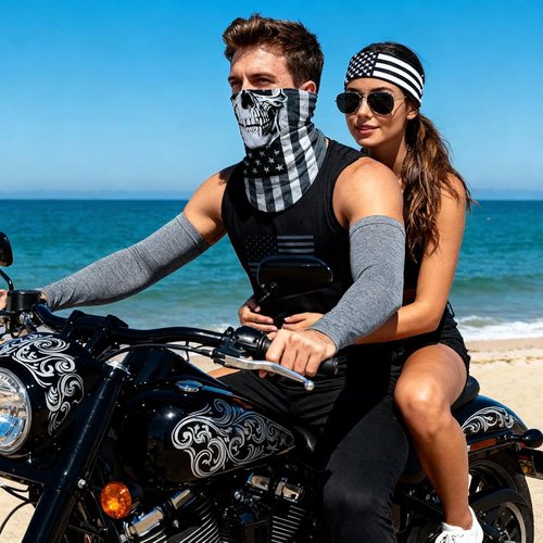 Neck Gaiter Face Mask by [Brand Name] - UPF 30+ Sun Protection & Breathable Headwear for Outdoor Activities