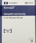 Kendall Copa Hydrophilic Foam Dressing - 4x4 Box of 10 - KND55544 BX