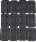 Picatinny Rail - 12-Pack Polymer M-Rail System - Durable Black Design for Versatile Mounting