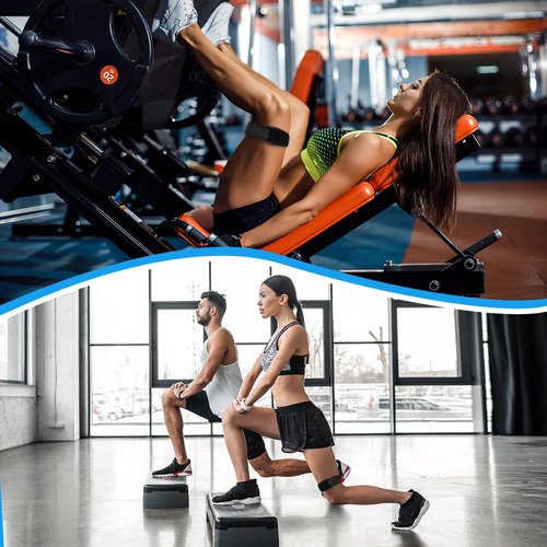 supregear IT Band Strap - Iliotibial Band Compression Wrap, Adjustable Knee Thigh Hip & ITB Support Brace Patellar Tendonitis Stabilizer for Running and Exercise - Men, Women