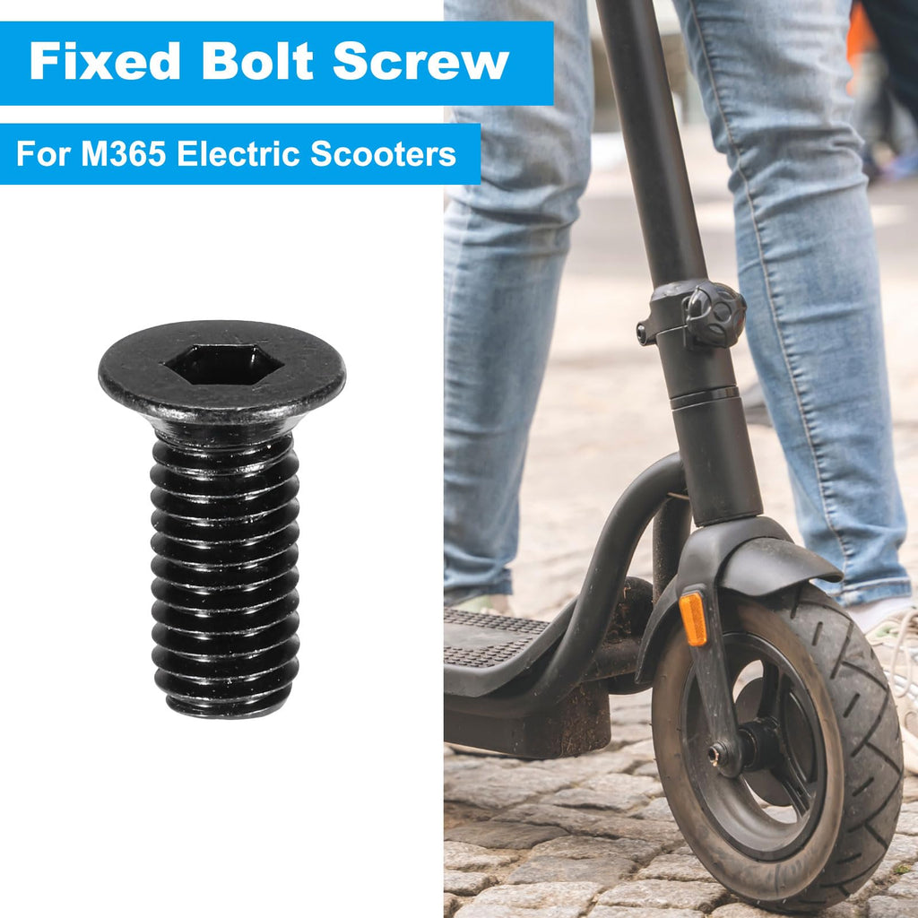 PATIKIL Scooter Fixed Screw, 24 Pcs Scooter Forehead Head Screw Metal Fixed Screw Kit Replacement Screwdriver Compatible for M365 Electric Scooters, Black