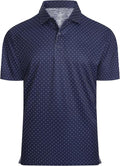 Alex Vando Men's Golf Shirt - Moisture-Wicking Classic Print Design | Comfortable Fit for All-Day Play