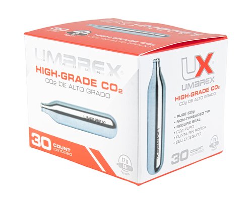 Umarex High-Grade CO2 Cartridges for Pellet Guns, BB Guns and Airsoft Guns, 12 Gram (Pack of 30)