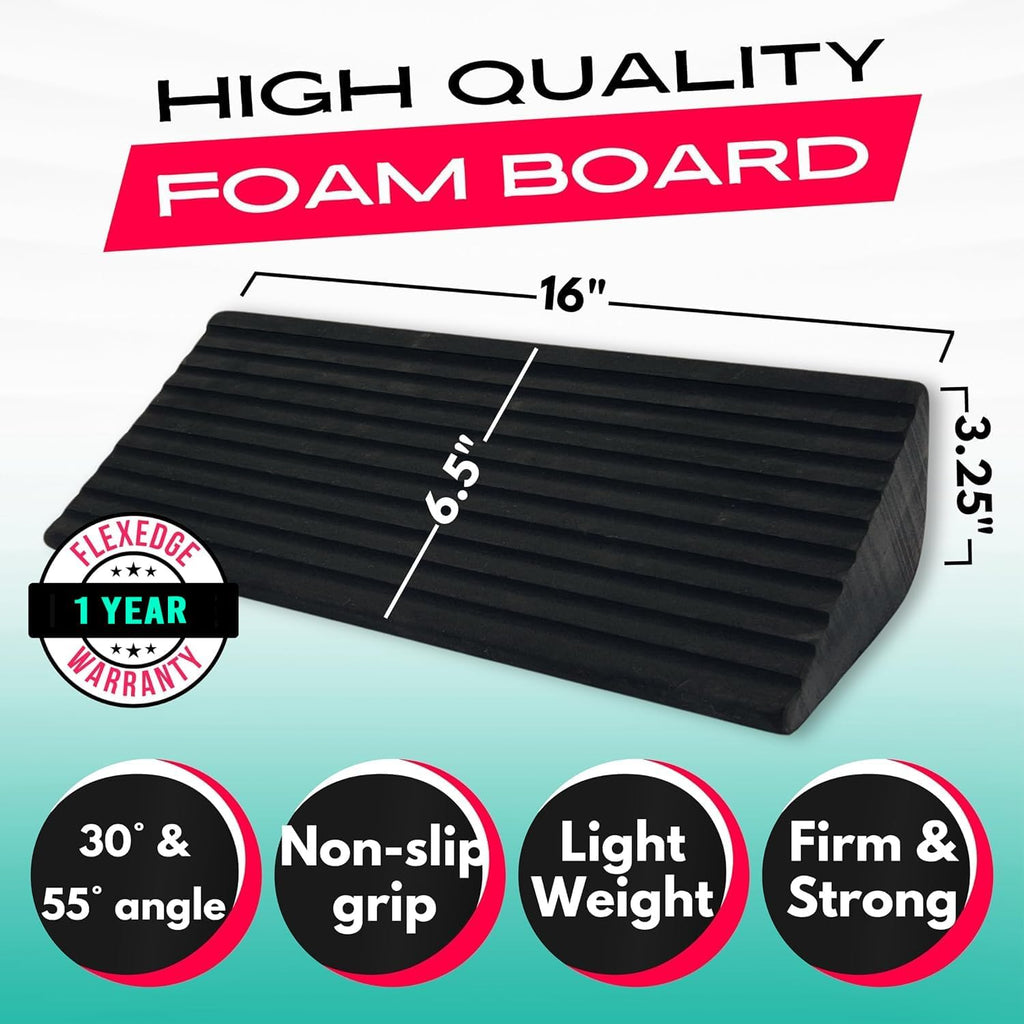 Skiennix Slant Board for Calf Stretching - Balance Board for Plantar Fasciitis & Achilles Tendonitis Relief