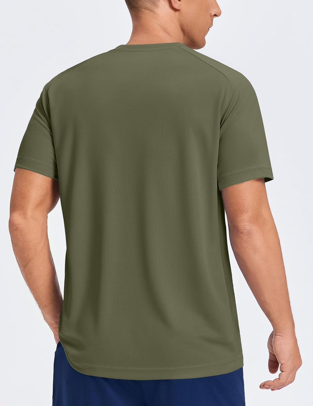 PINSPARK Men's Quick Dry Athletic T-Shirts - Moisture-Wicking Short Sleeve Gym Tee