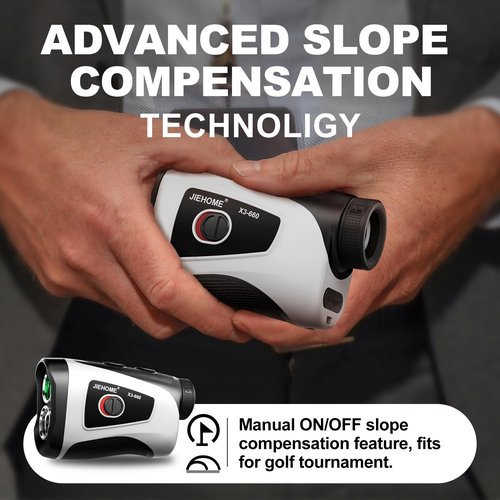 Golf Rangefinder with Slope Magnetic, 7X Magnification, 5 Modes, Flag Pole Locking, Vibration, Range Finder Golf Tournament Legal, Rechargeable Golf Accessories Gift for Men