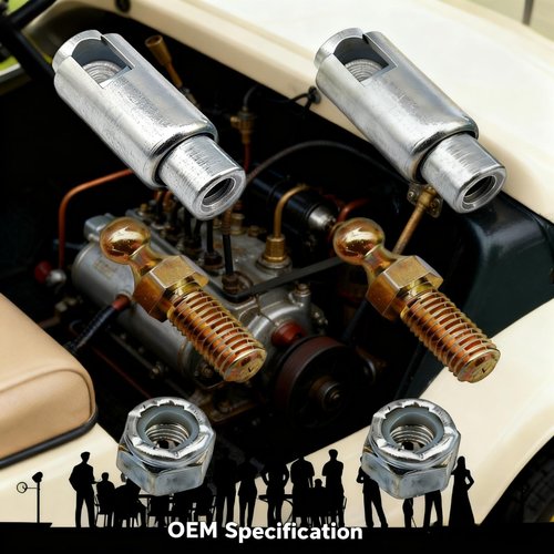 CZMZHFC Club Car Transmission Cable End Ball Stud Kit for 1984-Up DS and 2004-2014 Precedent Gas Golf Carts - Replaces 1012333 and 1010954