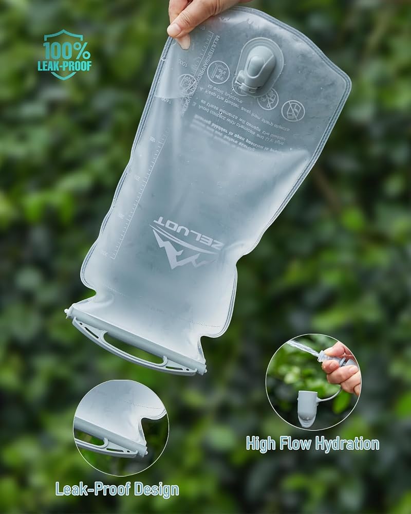 White 3L Hydration Bladder Kit 6-in-1 with Cleaning Brushes & Tubes