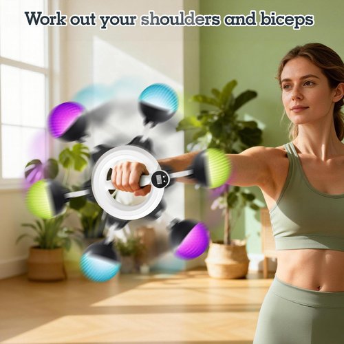 360° Hand-Crank Forearm Trainer