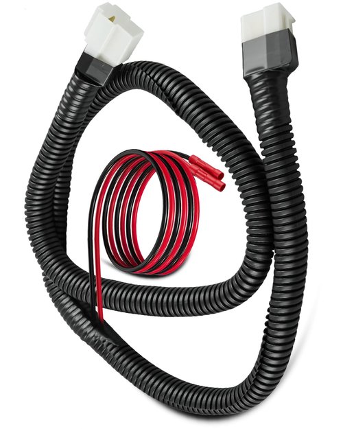 Add-On Power Harness Fit for Evolution D5 Electric Golf Carts for Power Underglow Accent Lighting Kits or 12-Volt Accessories