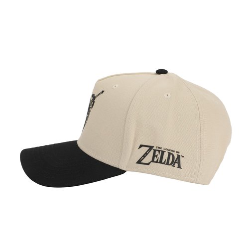 Bioworld The Legend of Zelda Hylian Shield Embroidery Poly Wool B104 Baseball Cap Snapback White