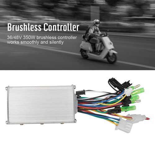 TOPINCN 36V 48V 350W Brushless DC Motor Controller for Electric Scooters, Universal E-Scooter Motor Speed Controller Replacement Part