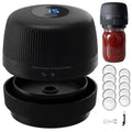 Electric Mason Jar Vacuum Sealer Kit – Rechargeable & Automatic, Works with Wide & Regular Mouth Canning Jars for Airtight Food Storage