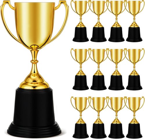 Ecation Gold Trophy Award - 9 Inch Appreciation Cup for Employees, Teachers & Volunteers | Perfect Thank You Gift