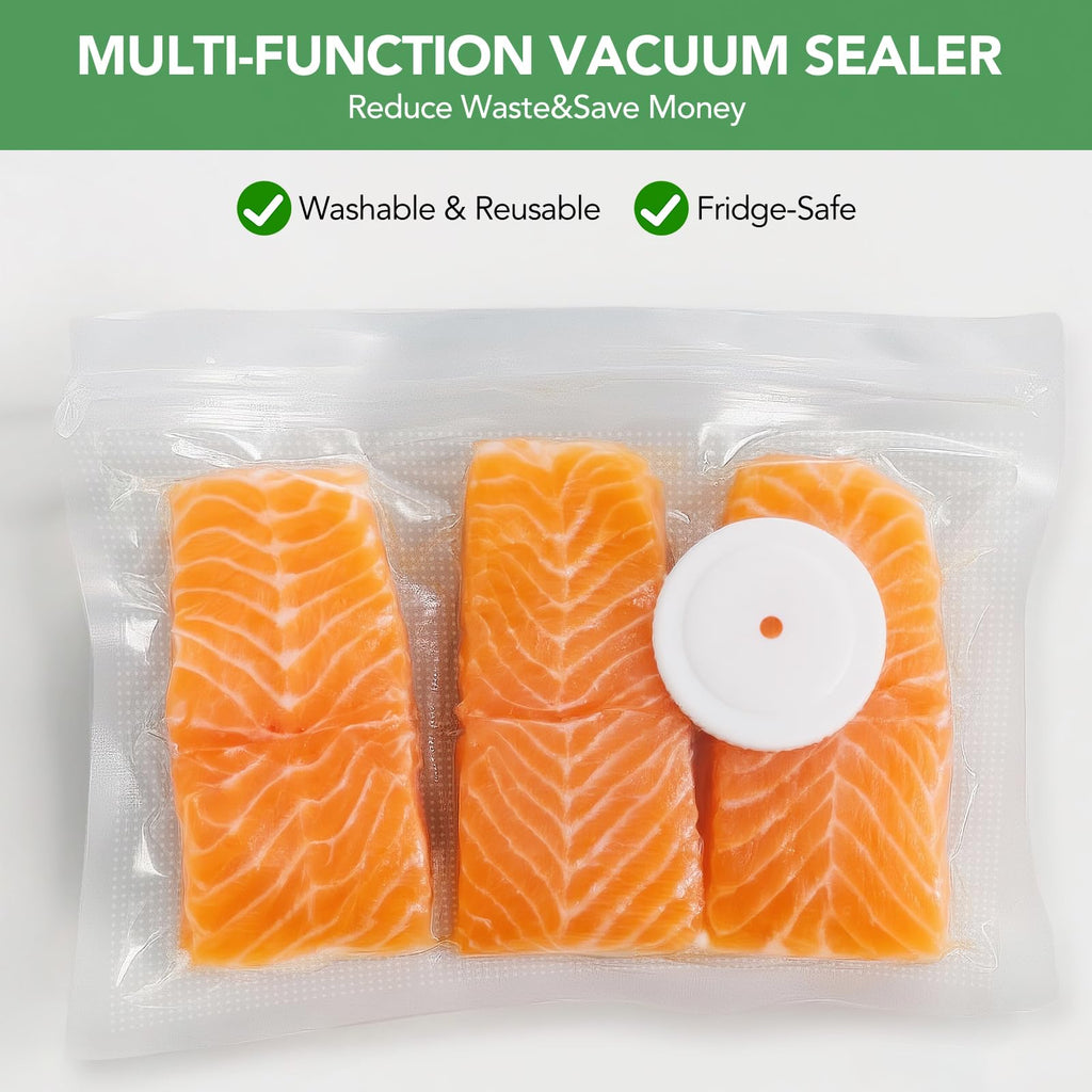 Electric Mason Jar Vacuum Sealer, Rechargeable Handheld Food Vacuum Sealer for Wide & Regular Mouth Mason Jars, Cordless Automatic Can Sealer Kit for Coffee, Dry Food & Meal Prep, Includes 30 Lids
