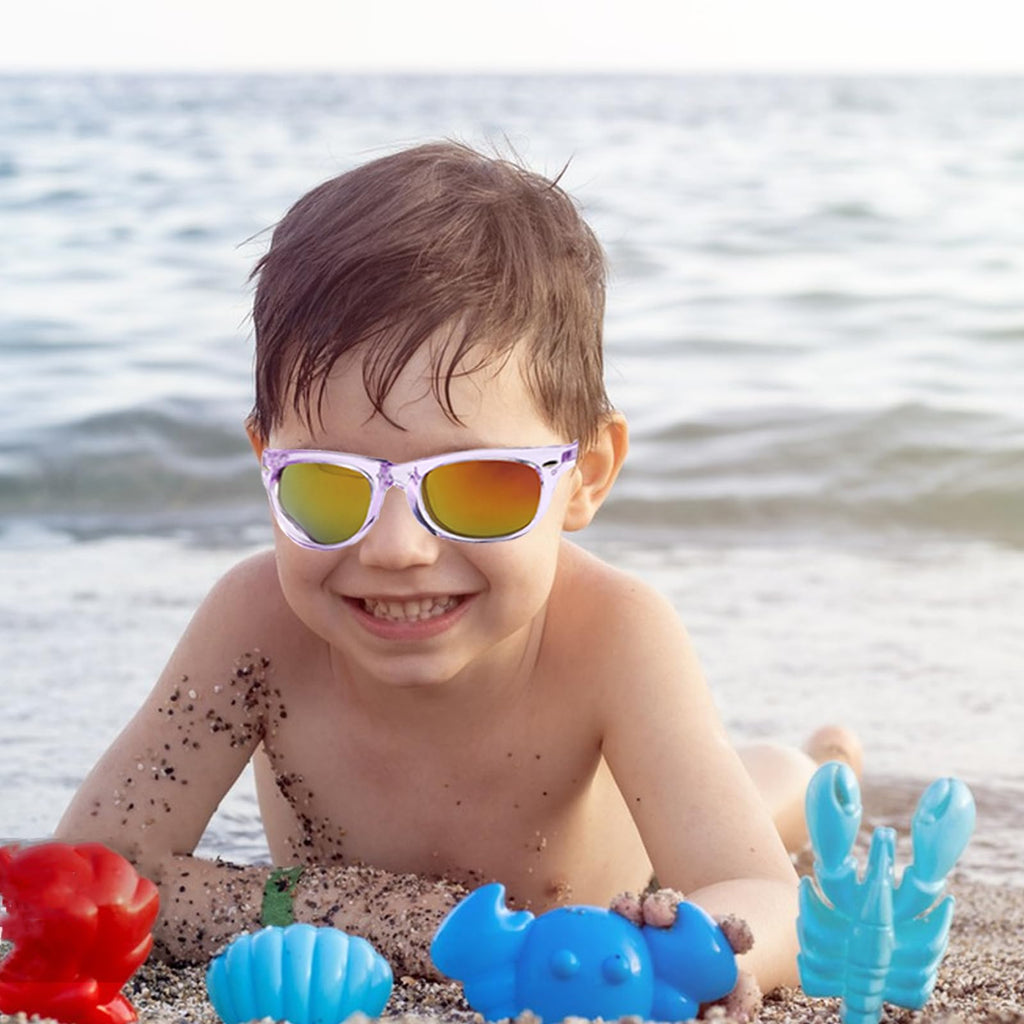 PoCotinu 36 Pack Sunglasses Bulk, UV400 Protection Neon Sunglasses for Boys & Girls - Adjustable Children Sun Glasses for Summer, Beach, Pool, Birthday Party Favors & Outdoor Activities (Great Gift!)