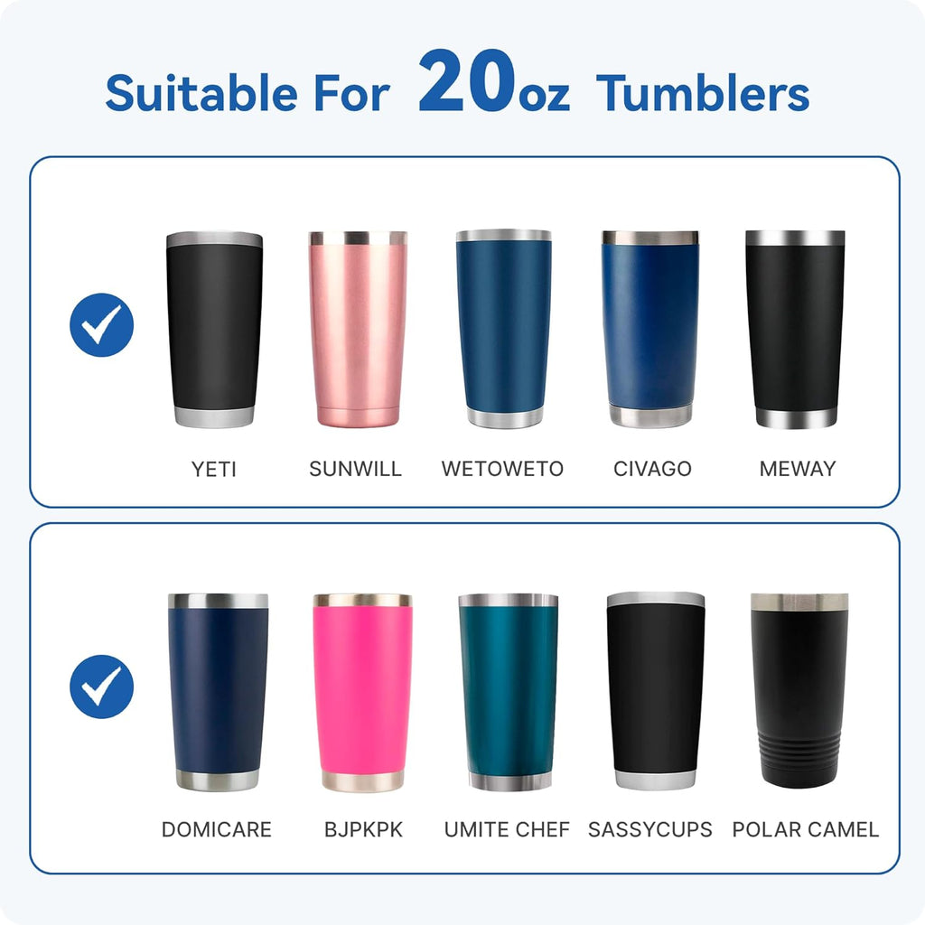 YETI 20 oz Tumbler Lids - Spill Proof, BPA-Free Replacement Lids for 10/24 oz Mugs & 10 oz Lowball