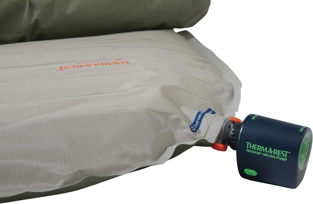 Therm-a-Rest NeoAir Micro Electric Air Pump - Compact & Efficient for Sleeping Pads | Black